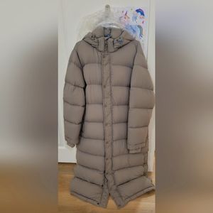 Aritzia Super Puff Long Taupe, sz Large